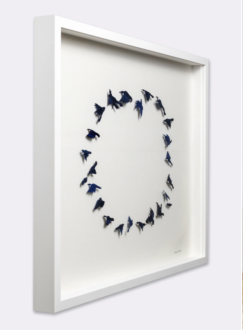 Dance of the Tui 3D Thread Sculpture #9.