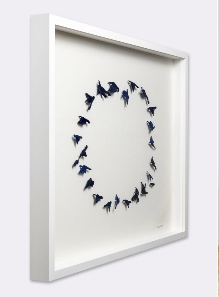 Dance of the Tui 3D Thread Sculpture #9.
