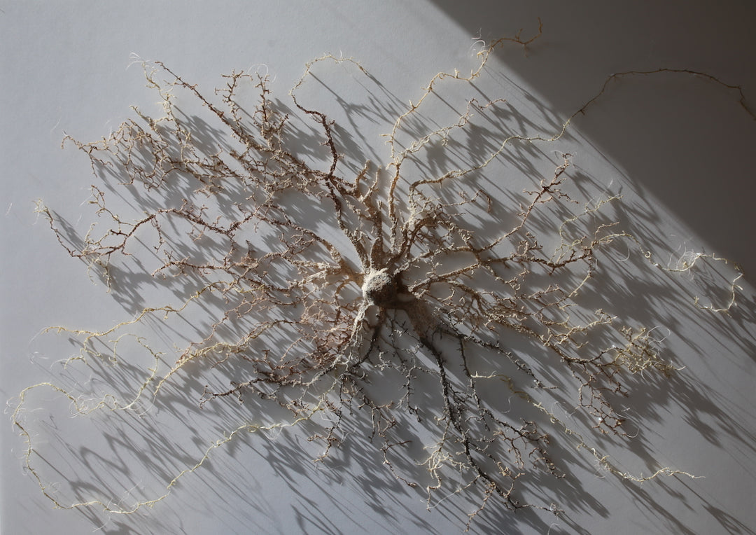 Intertwined Roots. 3D Thread Sculpture. (Finalist for Golden art award).