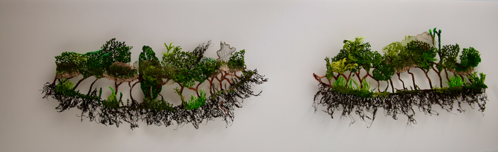 Slice of Nature 3D Thread Sculpture.