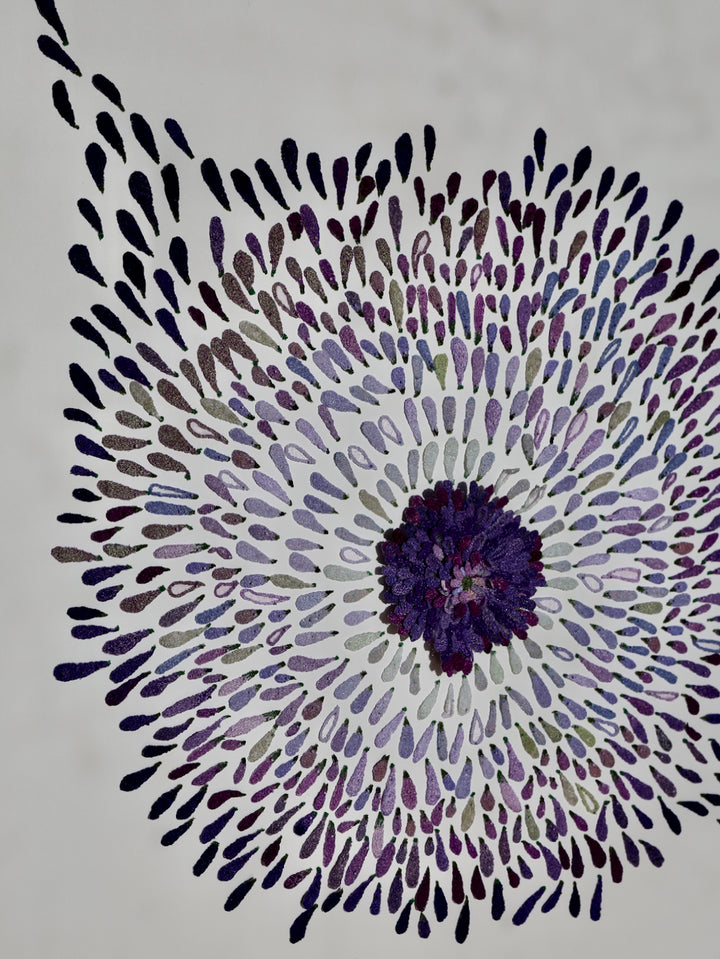 Bursting Forth 3D Thread Sculpture.