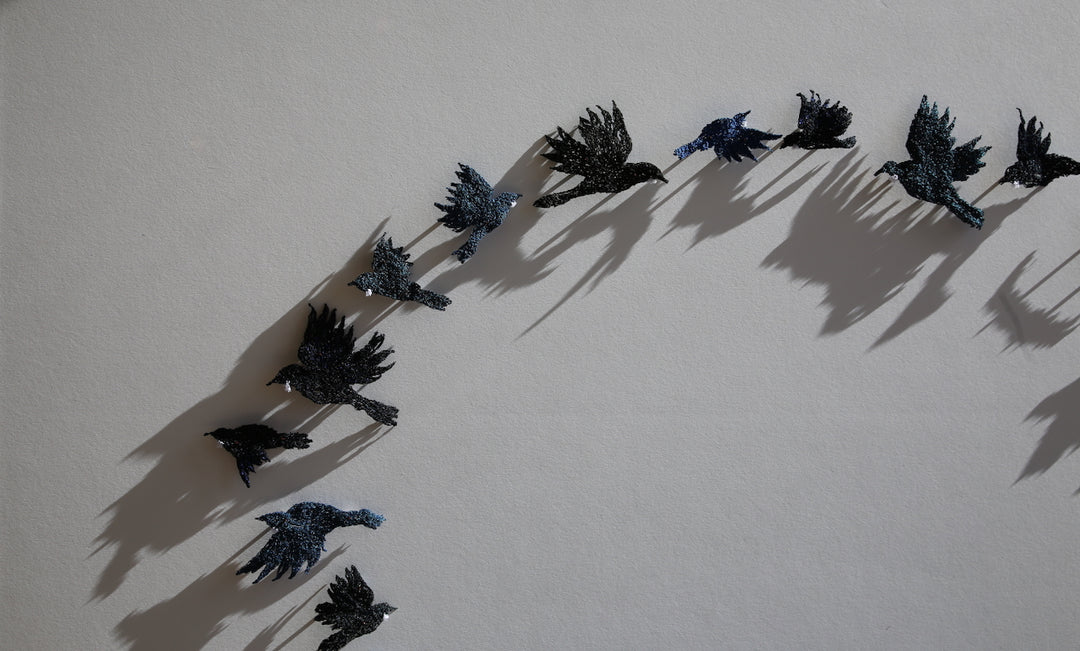 Dance of the Tui 3D Thread Sculpture #8.