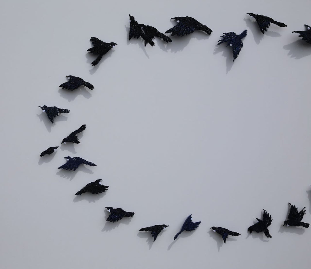 Dance of the Tui 3D Thread Sculpture #9.