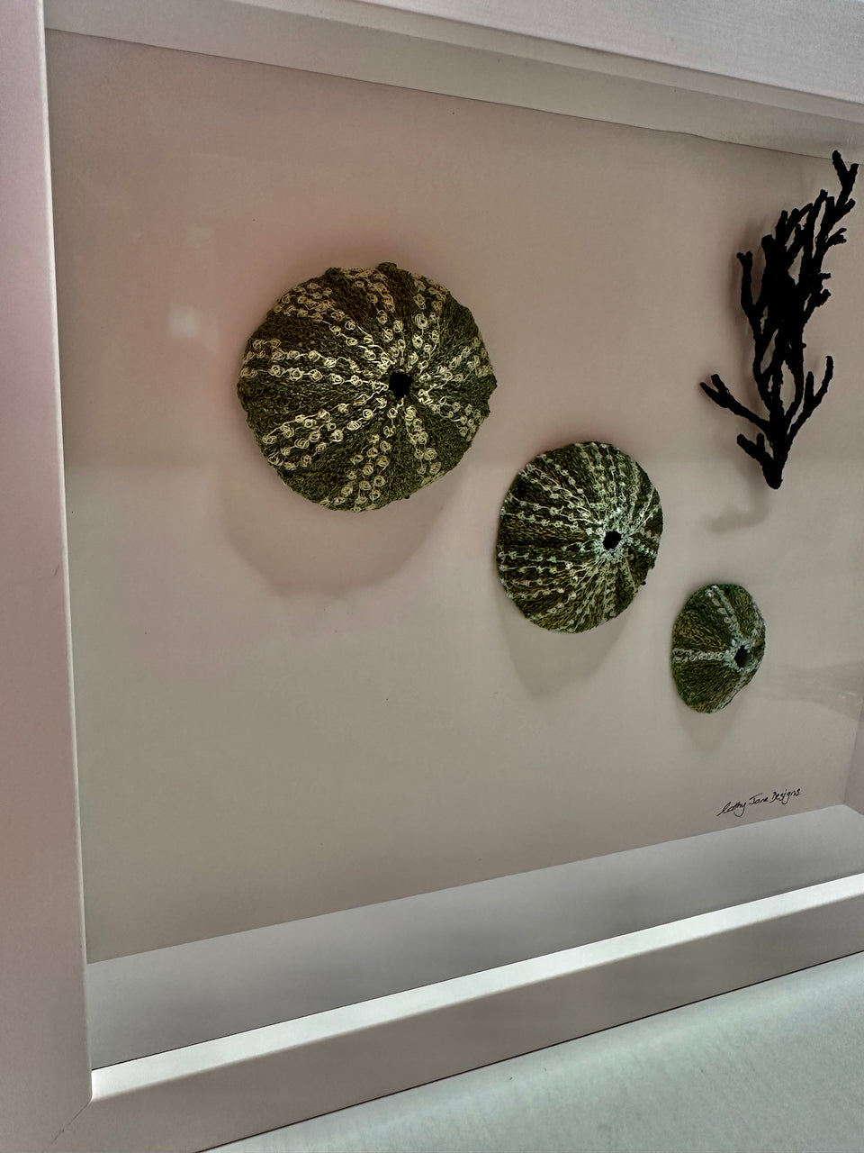 Kina Shells 3D Thread Sculpture #4.