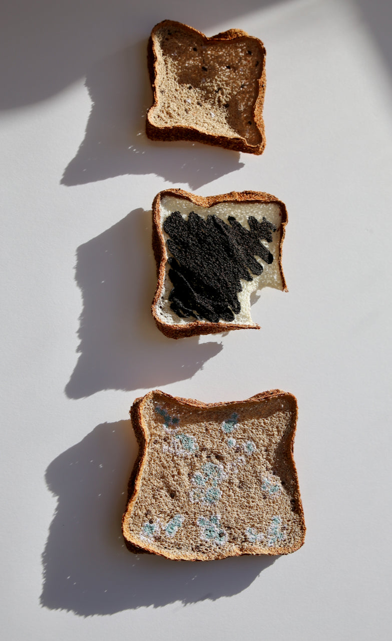 Bread Trio. 3D Thread Sculptures. #3.