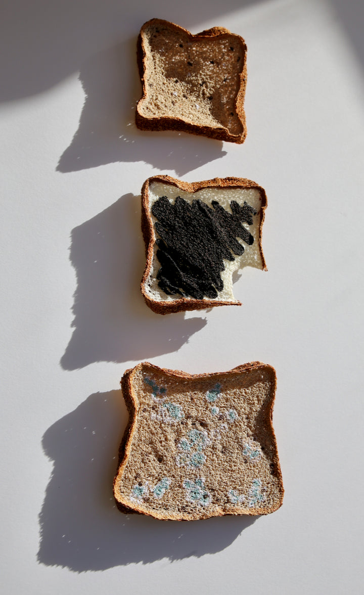 Bread Trio. 3D Thread Sculptures. #3.