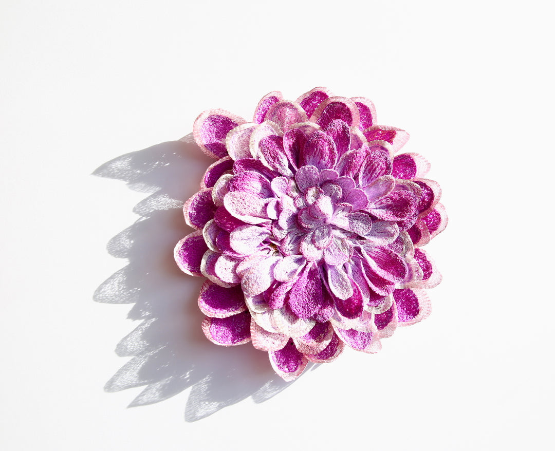 Dahlia. 3D Thread Sculpture.