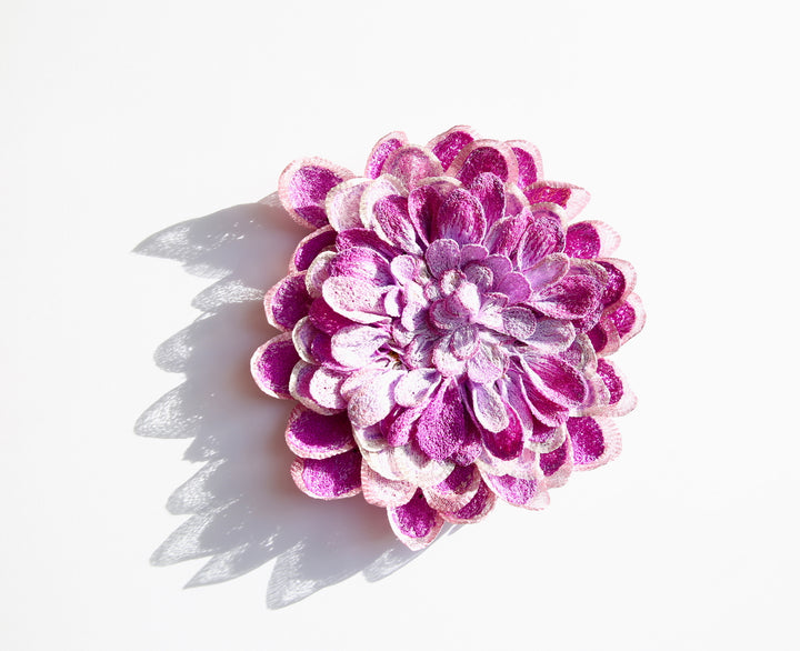 Dahlia. 3D Thread Sculpture.