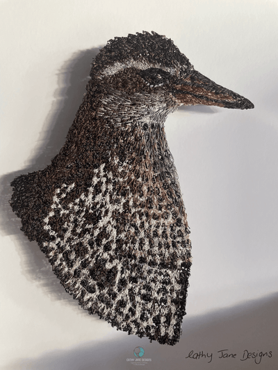 Banded Rail Sculptural Embroidery Sculptured Embroidery Fauna