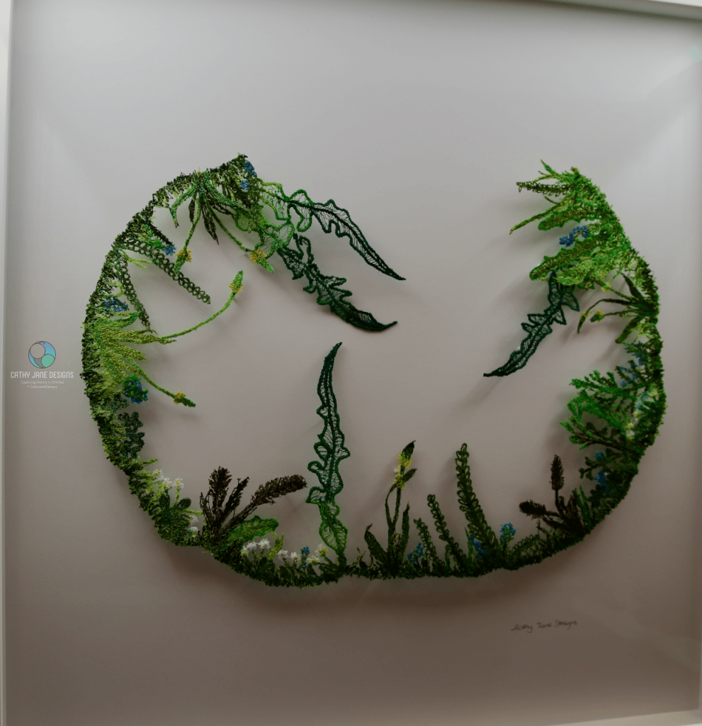 Beauty Of Weeds Sculptural Embroidery Sculptured Embroidery Flora