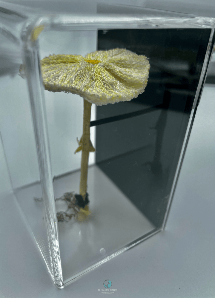 Fragile Dapperling 3D Sculptural Embroidery