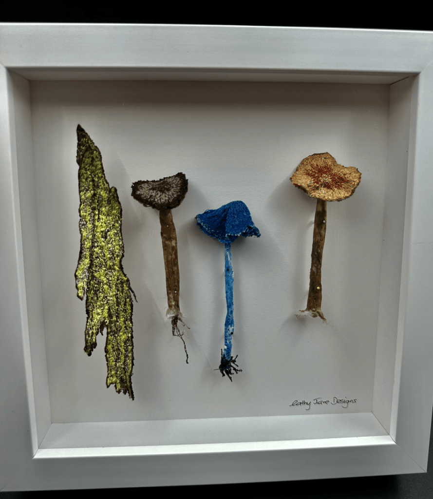 Fungi Of New Zealand Sculptural Embroidery Sculptured Embroidery Flora