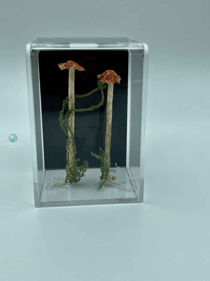 Gilled Fungi 3D Sculptural Embroidery