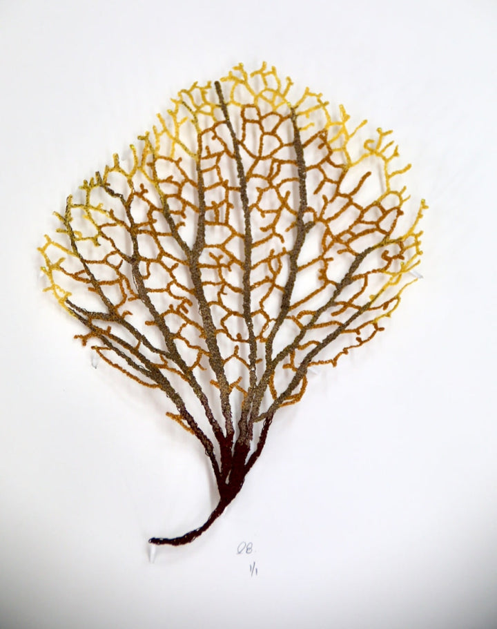 Hydrangea Petal Sculptural Embroidery Sculptured Embroidery Flora