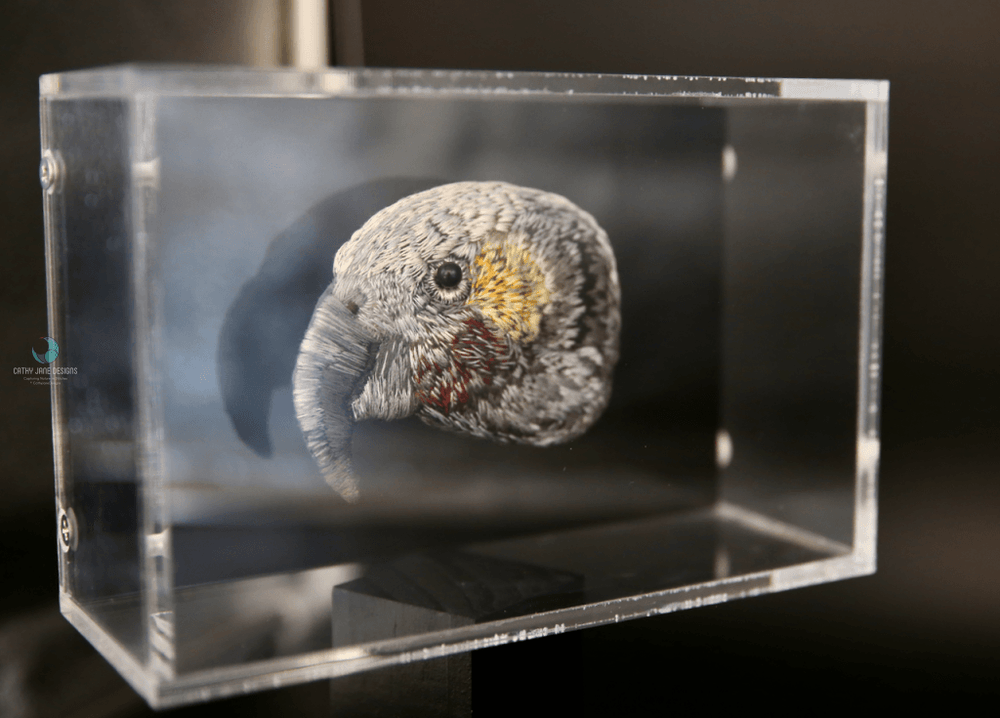 Kaka 3D Sculptural Embroidery. Embroidery