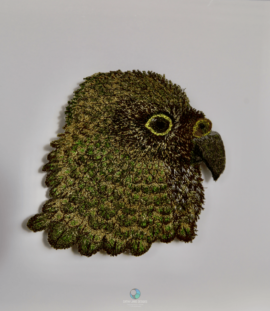 Kea Sculptural Embroidery Sculptured Embroidery Fauna