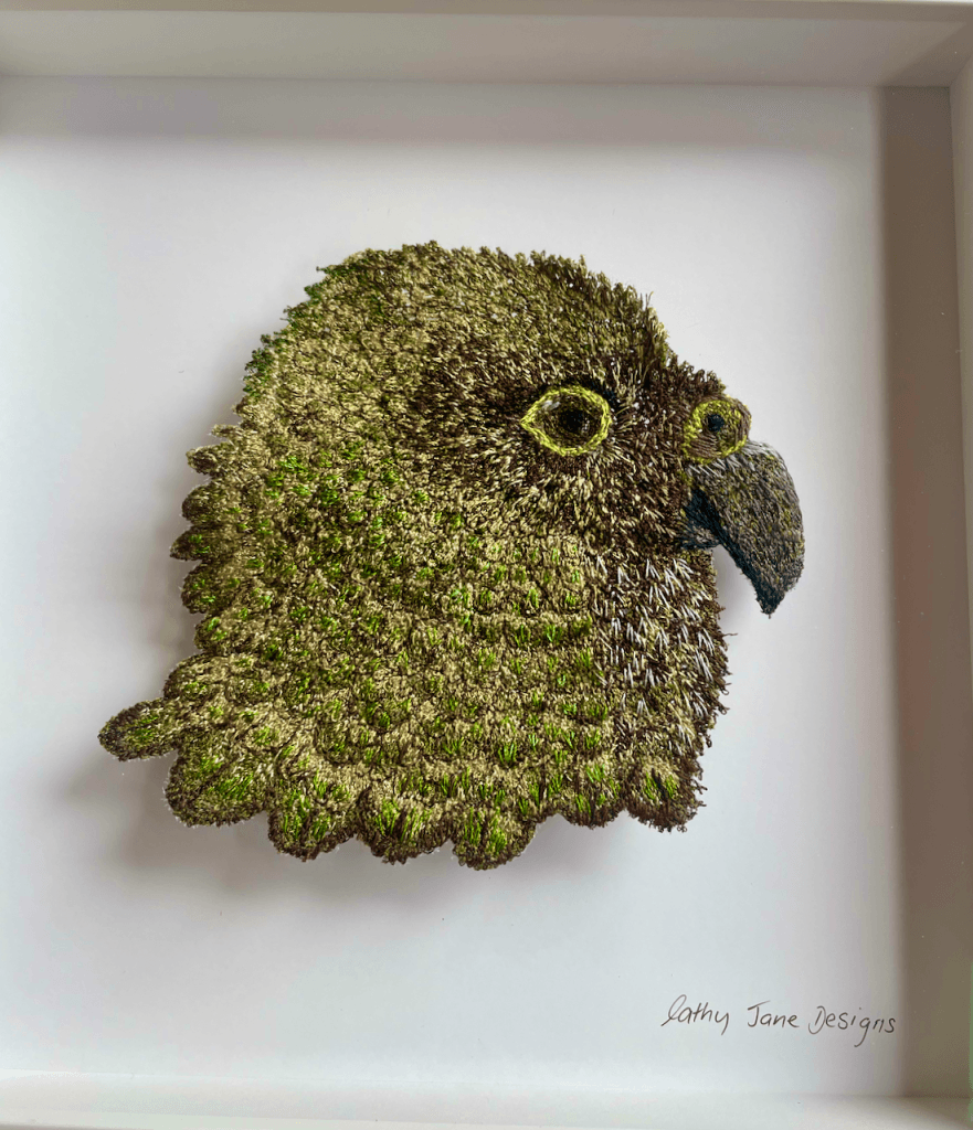 Kea Sculptural Embroidery Sculptured Embroidery Fauna