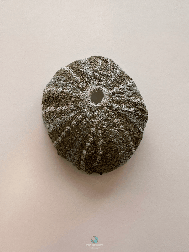 Kina Shell Sculptural Embroidery #2. Sculptured Embroidery Fauna