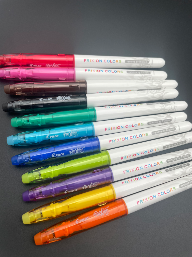 Pilot Frixion Color Pens