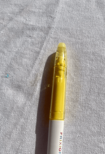 Pilot Frixion Color Pen Yellow
