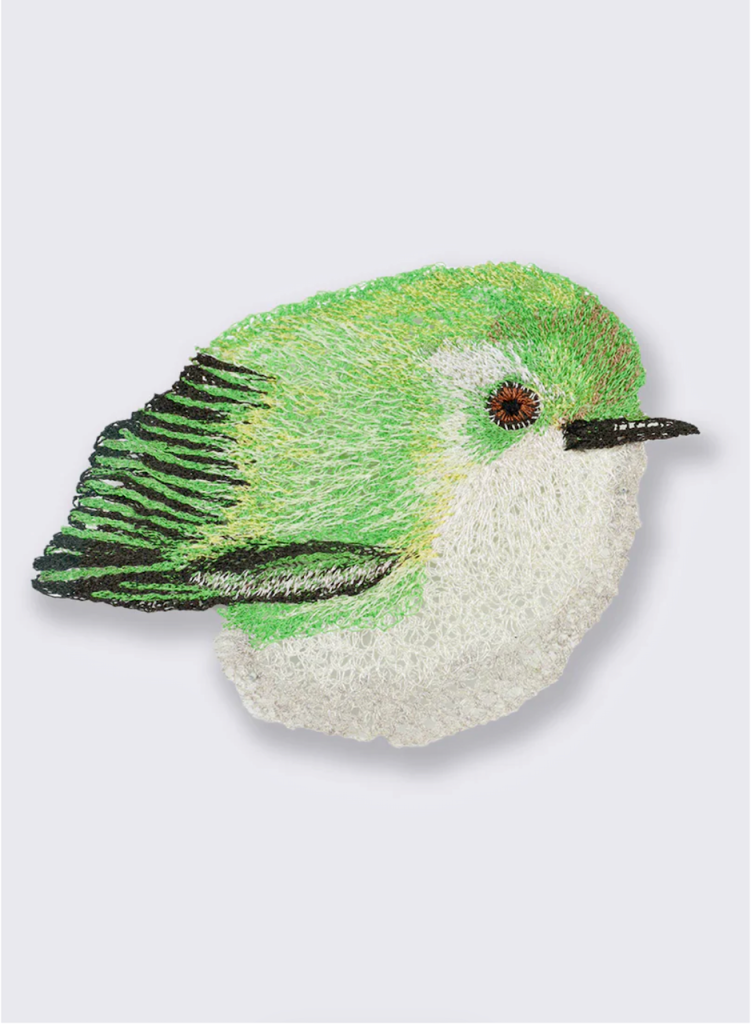 Rifleman Sculptural Embroidery Sculptured Embroidery Fauna