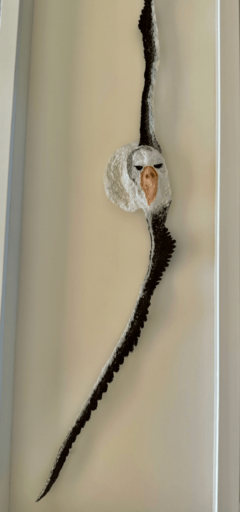 Royal Albatross Sculptural Embroidery Sculptured Embroidery Fauna