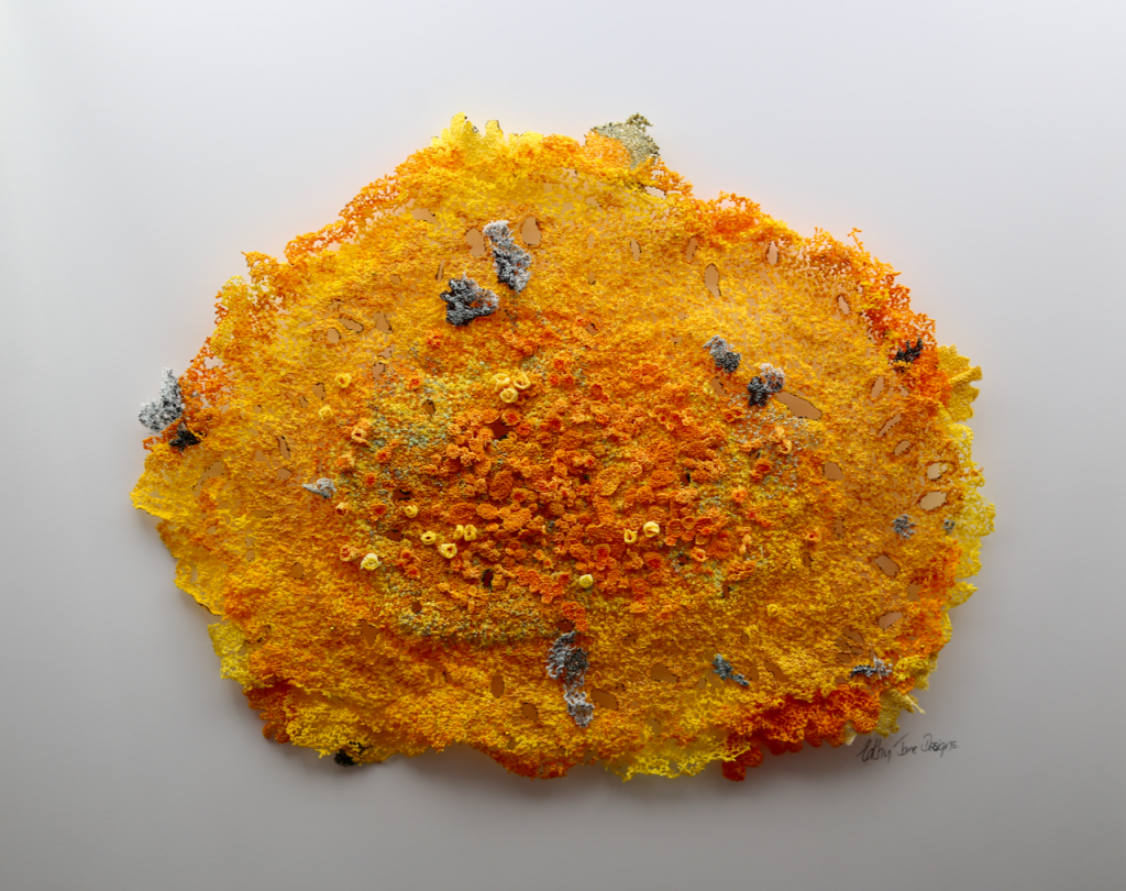 Sunburst Sculptural Embroidery Sculptured Embroidery Flora