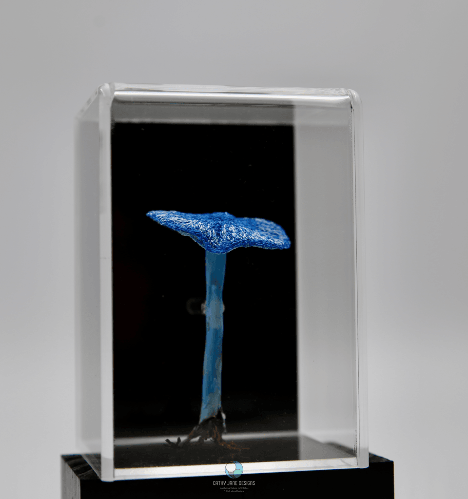 Werewere-Kokako Fungi #3 3D Sculpture Sculptural Embroidery